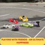 FAMOUS QUALITY Big New Look Rechargeable Remote Controlled Sports Racer Car Toy for Kids, Openable Doors, LED Lights, High Speed- Red - Image 9