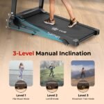 Fitkit by Cult PowerRun-96 BLDC Motor Treadmill (5HP Peak) | 12.8km/h Max Speed, 120kg Weight Capacity | 12 Preset Programs, LED Display | AUX/MP3/USB | Home Gym Equipment, Black - Image 6