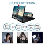 Screen Magnifier for Cell Phone 3D HD, Phone Screen Amplifier & Expander for Movies, Gaming, Videos, Eye-Protection Blue Light Filter, Foldable Stand, Gift for Seniors Family, All Smartphones - Image 4