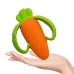 Good Bites Textured Carrot Teether 6 to 12 Months with Storage Case, BPA Free Teething Toy for Babies with Textured Surface for Soothing Gums. Babies 0-6 Months 100% Food Grade - Image 3