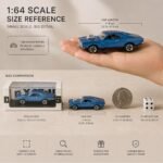 Fast & Furious 1:64 Scale Diecast Model Car, Premium Metal Body Mini Racing Vehicle, Sports Muscle Car Collectible Toy for Kids & Collectors - Image 4