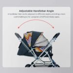 StarAndDaisy Stroller for Baby Boy & Girl 0 to 3 Years / Baby Stroller with Lightweight / Foldable Pram for Babies with 3-Point Safety Harness, Adjustable Backrest, 360° Swivel Wheel, Large Storage, Reversible Handlebar, Extended Mosquito Net (Vibrant) - Image 4