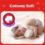 Huggies Complete Comfort Dry Tape Newborn - (NB/XS) Size Baby Tape Diapers, Combo Pack of 4, 72 count, with 5 in 1 Comfort (36 Count, Pack of 4) - Image 6