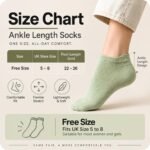 Girls Ankle Length Cotton Socks With Colourful Cute Colours Also for Women Low Cut Ankle socks Combo (Cotton blend) Pack of 5 (Colors May Vary) - Image 6