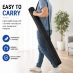 9 Ft Adjustable IV Drip Stand with Dual Hooks, Foldable Tripod Base & Carry Bag, Portable Medical IV Pole for Hospital, Clinic, Home Care & Travel - Image 7