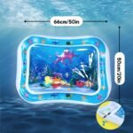 Toy Imagine Tummy Time Water Mat for Babies | Sensory Play Gym for 6-12 Months | Newborn Baby Essentials | Water-Filled Activity Mat | Baby Gifts | Pack of 1 - Image 3