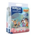 Bumtum Premium Ultrasoft Chota Bheem Baby Diaper Pants-L 62 Count, 360° Comfort, ADL Tech, 12hr Leak Protection, Cottony Soft, Fast Absorption - Image 2