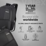 American Tourister Valex | 28L Backpack | 17" Laptop Bag | 2 Compartments | College & Office Backpack for Men and Women | Black | 1 Year Global Warranty - Image 6
