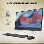 HP All-in-One PC 12th Gen Intel Core i3-1215U 24-inch(60.5 cm) FHD Desktop (8GB/512GB/Win 11/Wireless Keyboard and Mouse Combo/IR Privacy Camera/Intel UHD Graphics/MSO/Jet Black) 24-cb1802in - Image 6