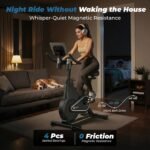 Flexnest Flexbike 2026 Smart Exercise Cycle for Home | Bluetooth App Connected Spin Bike with 500+ Live Classes | 7Kg Flywheel, 100 Resistance Levels | 100Kg Capacity Indoor Fitness Bike (Flexbike EZ) - Image 8