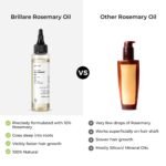 Brillare 10% Rosemary Hair Oil for Hair Growth with 10% Olive Oil & 5% Castor oil | Reduces Hair Fall | Strengthens Hair | Visible Results in 4 Weeks. - Image 7
