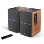Edifier R1280DBs Bluetooth 5.0 Wireless Desktop/Bookshelf Speakers -42 Watts (Brown) - Image 2