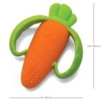 Good Bites Textured Carrot Teether 6 to 12 Months with Storage Case, BPA Free Teething Toy for Babies with Textured Surface for Soothing Gums. Babies 0-6 Months 100% Food Grade - Image 7