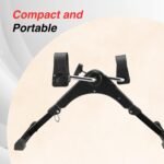Amazon Brand - Symactive Fitness Mini Cycle Pedal Exerciser | Heavy Material | with Adjustable Resistance Levels and Digital Display | Compact & Portable Design (Black) - Image 4