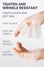 Bio Collagen Deep Collagen Night Mask Hydrating Overnight Hydrogel Korean Glass Skin Mask For Deep Hydration Wrapping Peel Off Facial Mask Pack (Pack of 4) - Image 5