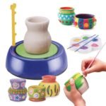MiniExplorer Pottery Wheel Kit for Kids – DIY Battery Operated Pottery Making and Painting Set with Clay, Sculpting Tools, Arts and Crafts Toy for Boys Girls Age 5+, Creative Activity Gift - Image 6