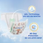 Bumtum Premium Ultrasoft Chota Bheem Baby Diaper Pants-L 124 Count, 360° Comfort, ADL Tech, 12hr Leak Protection, Cottony Soft, Fast Absorption - Image 2