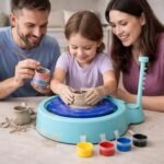 MiniExplorer Pottery Wheel Kit for Kids – DIY Battery Operated Pottery Making and Painting Set with Clay, Sculpting Tools, Arts and Crafts Toy for Boys Girls Age 5+, Creative Activity Gift - Image 7