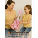 Toy Imagine 4 String Ukulele Guitar for Kids, 17 Inch Unicorn Theme - Image 6