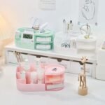 Rewup plastic Makeup Organizer,Makeup Organizer|Makeup Box For Storage|Make Up, Cosmetics, Skincare Organiser For Women|Elegant Makeup Vanity With Transparent Drawer, 1 Count - Image 6
