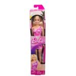 Barbie Dolls in Barbiecore-Inspired Outfits with Pink & Purple Heels, Variety of Pink Patterned Dresses and Hair Colors - Image 2