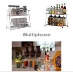 Tabletop Spice Rack For Your Kitchen_Countertop Spice s And Masala Rack 2 -Tiered Shelf And 2 Layer Stainless Steel And Special Countertop Spice Rack-(Pack Of One) (Nhsp) - Image 4