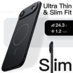 JETech Magnetic Slim Case for iPhone Air, Black - Image 3