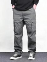 Lymio Cargo for Men | Cotton Cargo Pant | Lower for man | Comfortable Breathable Cargos for Casual, Office Wear | Pant for Men (46-49) - Image 4