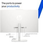 HP OmniStudio All-in-One, Intel Core 5 210H, 16GB DDR5, 1TB SSD, FHD, 23.8''(60.5cm), Win 11, Office 24, Cotton White, 4.98kg, cu0652in, Dual 3 W Speakers, FHD IR Camera, Anti-Glare, Desktop - Image 7