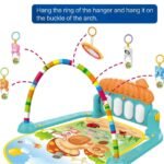 Prime Deals Kick and Play Musical Keyboard Piano Baby Gym and Fitness Rack with Hanging Rattles, Lights & Mat - Gift for Boys & Girls - Image 2