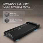 Fitkit by Cult Walking Pad Neo (BLDC 3.5HP Peak Power) Compact Under Desk Motorised Treadmill | Max Weight: 120kg | LED Display & 2-Level Inclination | Home use with Remote Control (Black) - Image 4