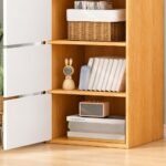 Sunderlook Modern Wooden Wardrobe for Bedroom – Engineered Wood Almirah for Clothes with Hanging Spacious Storage, Cupboard for Bedroom for Clothes, Dresses & Accessories, Maple, 5 Door - Image 5