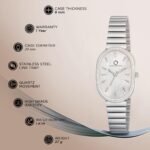 Carlington Iconic Analog Watches for Women with Premium Linked Stainless Steel Strap - CT 2031 - Image 4