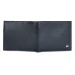 Tommy Hilfiger Men's Global Coin Wallet Elkhom - Navy | 1 Coin Pocket | 2 Compartments | 4 Cards Slots | Stylish Men's Leather Wallet - Image 4
