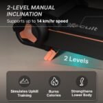 Fitkit by Cult PowerRunPlus Treadmill BLDC 5HP Peak & 120kg Weight Capacity | 14 km/h Max Speed | LED Display with Tablet Holder | 12 Preset Program | Home Gym Equipment - Image 5