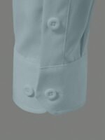 AVANOVA Men's White Long Sleeve, Slim Fit Button Down Dress Shirt for Men | Casual Office Wear | Formal Business Shirts | Stylish Plain Single Breasted Shirt(Shirt 87) - Image 7