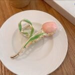 2 Pcs Flower Metal Hair Claw Clips Large Tulip Hair Claw, Wheat Hair Clips,Blue Lily Claw Nonslip Hair Barrettes Strong for Woman and Girls - Image 7