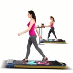 Cockatoo SmartWalk 2AHG Walking Pad for Home 2HP-3.5HP Peak, Under Desk Walk Pad with Handle, Max Speed 10Km/Hr, 3 Level Manual Incline 6 Automatic Program, Max User Weight 110Kg -Gold - Image 4
