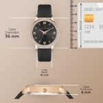 Carlington Iconic Analog Watches for Women with Premium Leather Strap - CT 2042 - Image 3