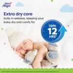 Little Angel Premier Pants Baby Diaper, New Born (NB/XS) Size, 56 Count, Cottony Soft Material, Wetness Indicator, Breathable Layer, Stretchable Sides, up to 5 kgs (28 count/pack, Pack of 2) - Image 3