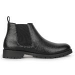 Liberty Fortune Black & Brown Casual Boots for Men - Lace-Up Boot - Image 4
