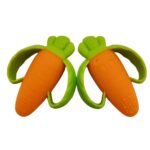 Good Bites Textured Carrot Teether 6 to 12 Months with Storage Case, BPA Free Teething Toy for Babies with Textured Surface for Soothing Gums. Babies 0-6 Months 100% Food Grade - Image 2