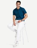 Amazon Brand - Symbol Men's Cotton Rich Solid Polo Tshirt | Collar Tshirts | Half Sleeves | Plain-Regular Fit (Available in Plus Sizes and Combo Pack of 2) - Image 3
