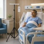 9 Ft Adjustable IV Drip Stand with Dual Hooks, Foldable Tripod Base & Carry Bag, Portable Medical IV Pole for Hospital, Clinic, Home Care & Travel - Image 6