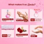 Dabur Gulabari Shower Gel - 250 ml | 99% Pure Glycerine | Gentle Bodywash | Himalayan Rose Extract to Nourish and Revitalise the Skin | 0% Parabens & Soap | No Silicones | with Oudh Fragrance - Image 4