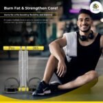 PRO365 Home Fitness Equipment Kit – 6-in-1 Workout Set with Ab Roller Wheel, Resistance Bands, Jump Rope, Push-Up Bars, Tummy Twister & Spring Chest Expander | Full Body Gym Combo for Men & Women - Image 2
