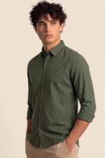 Allen Solly Mens Cotton Casual Shirt | Regular Collar | Soft Breathable Fabric | Everyday Smart Casual Wear - Image 3