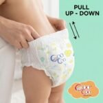 Coo Coo By Mafatlal Extra Dry Baby Pull-Up Premium Diaper Pant, Size l (Large), 44 Count |9-12 kg | Up to 12 Hrs Protection | Soft Elastic Waist | Wetness Indicator | Cottony Soft | Leak Protection - Image 7