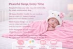 First Kick Baby Blanket Newborn Gift Pack of Swaddle Wrapper & Baby Bath Towel, 0-12 Months, Length 12 cm x Width 12 cm - Image 3