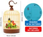 HARRY & JAMES® Talking Bird Toy Dancing Bird Toys Recording Repeat What You Said Singing & Chirping in The Bird Cage Playing Home Decor Talking Bird Toy for Kids,Boys,Girls,Childrens (Multicolor) - Image 6